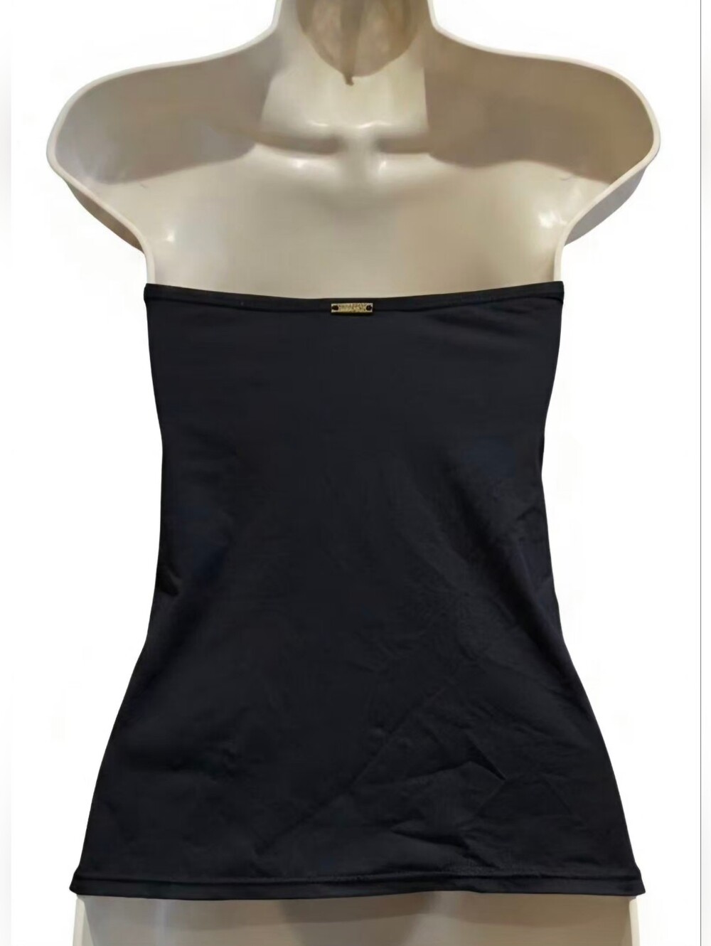 Anne Cole twist-front ruched bandeau strapless tankini top - Picture 5 of 5